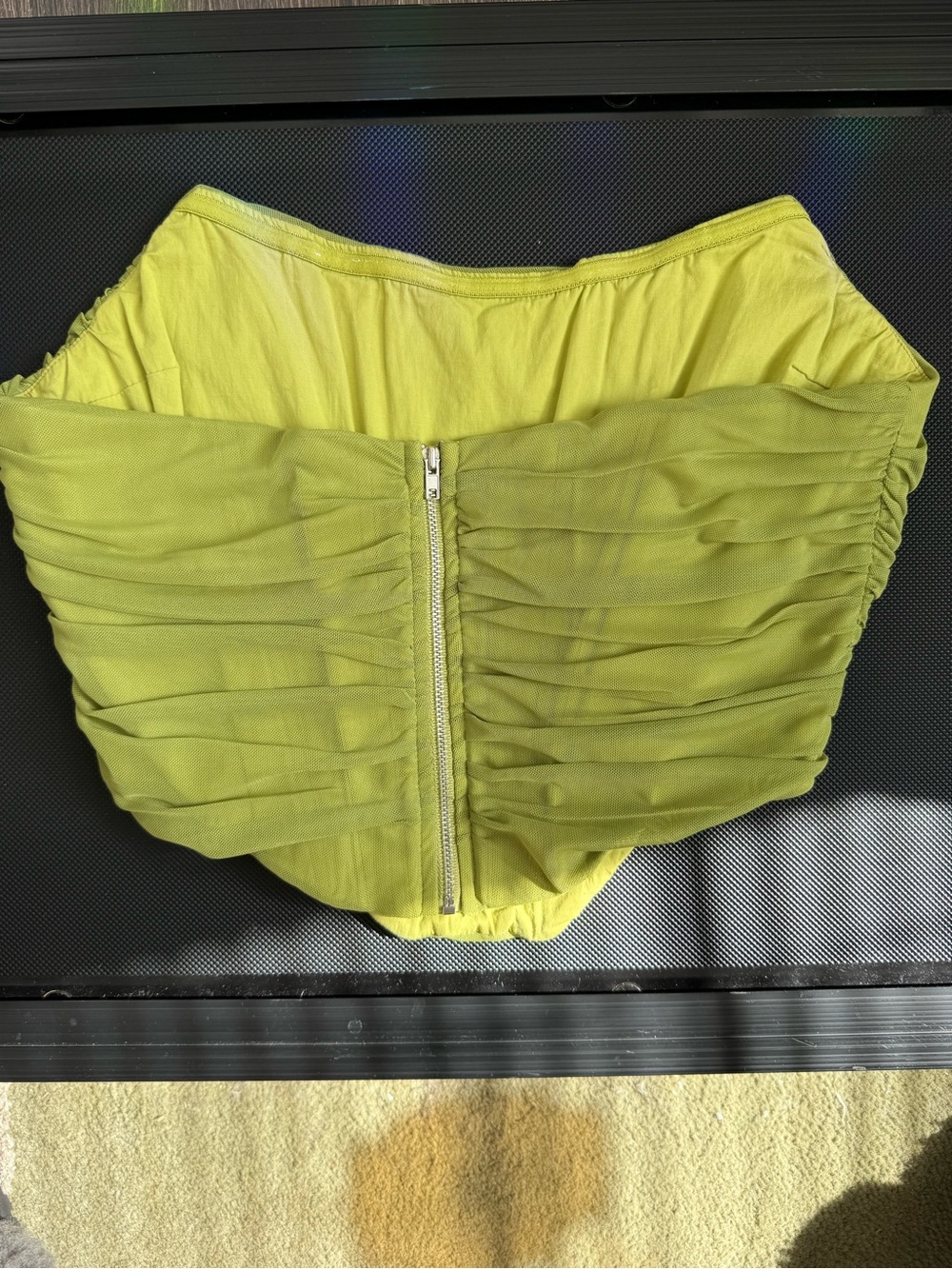 Mesh Ruched Corset Top - Picture 2 of 4